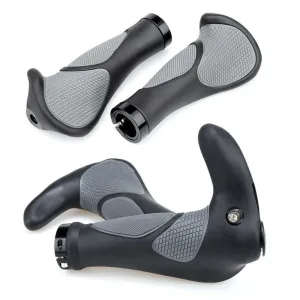 1Pair Bicycle Handlebar Grips Anti-Slip Rubber Bicycle Grips MTB Road Bike Handle Bar Grips Shock Absorption Mountain Bike Grips