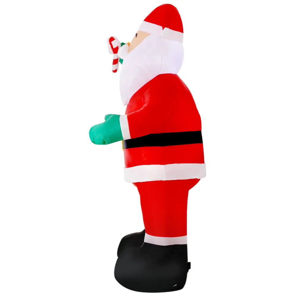 3M LED Santa Christmas Inflatable, Water-Repellent, Jingle Jollys