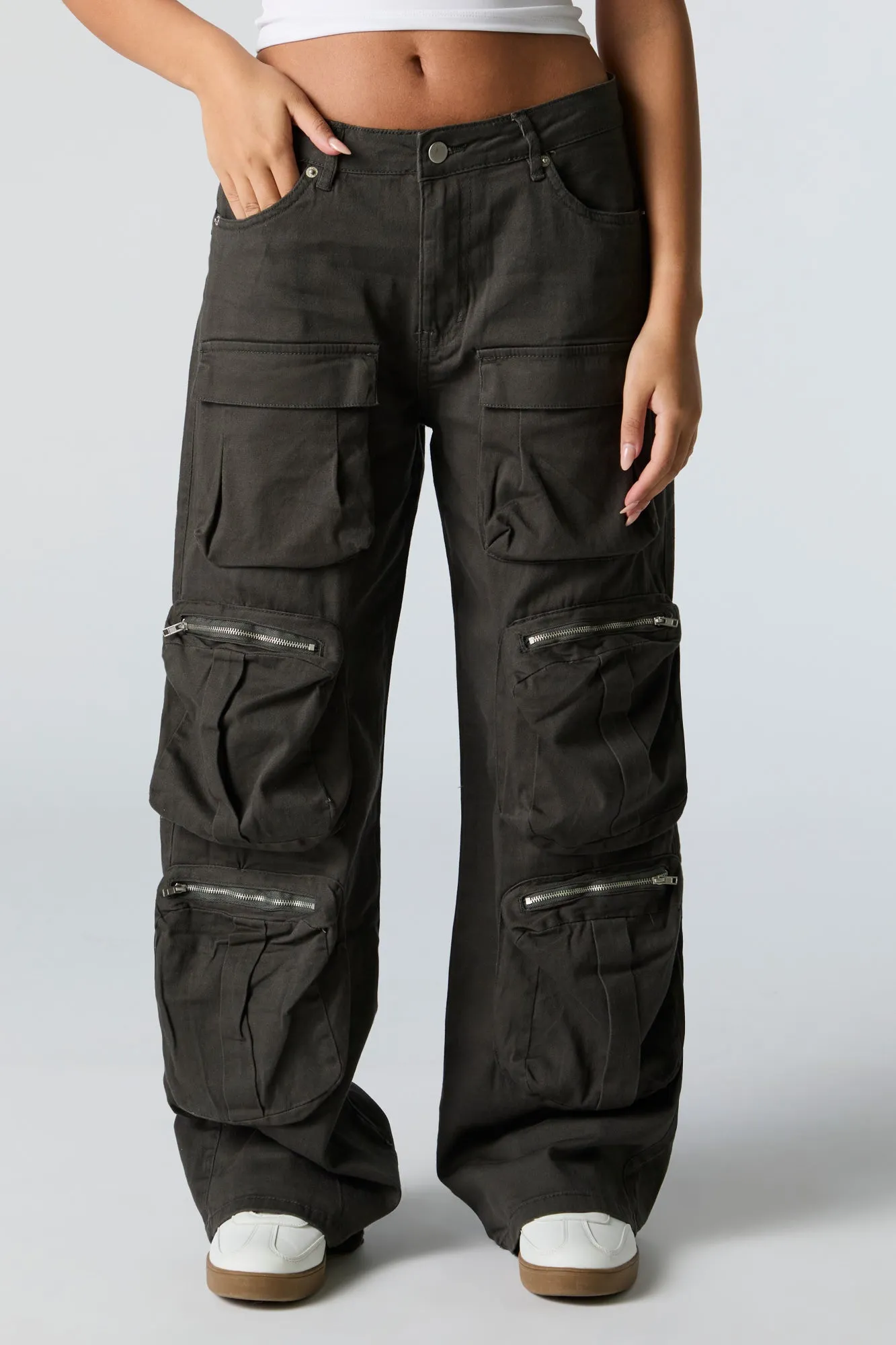 6 Pocket Straight Leg Cargo Pant