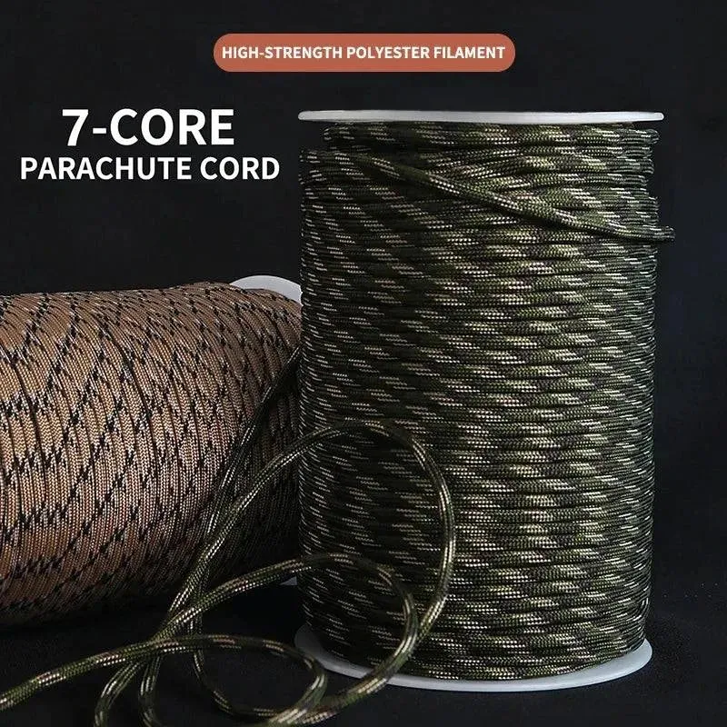 9 Cores 550 Paracord Cord 3 5 10 M Dia.4mm For Outdoor Camping Survival Lanyard Parachute Rope Hiking Tent Accessories