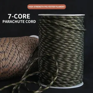 9 Cores 550 Paracord Cord 3 5 10 M Dia.4mm For Outdoor Camping Survival Lanyard Parachute Rope Hiking Tent Accessories