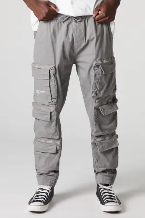 All Saint Society Graphic Cargo Jogger