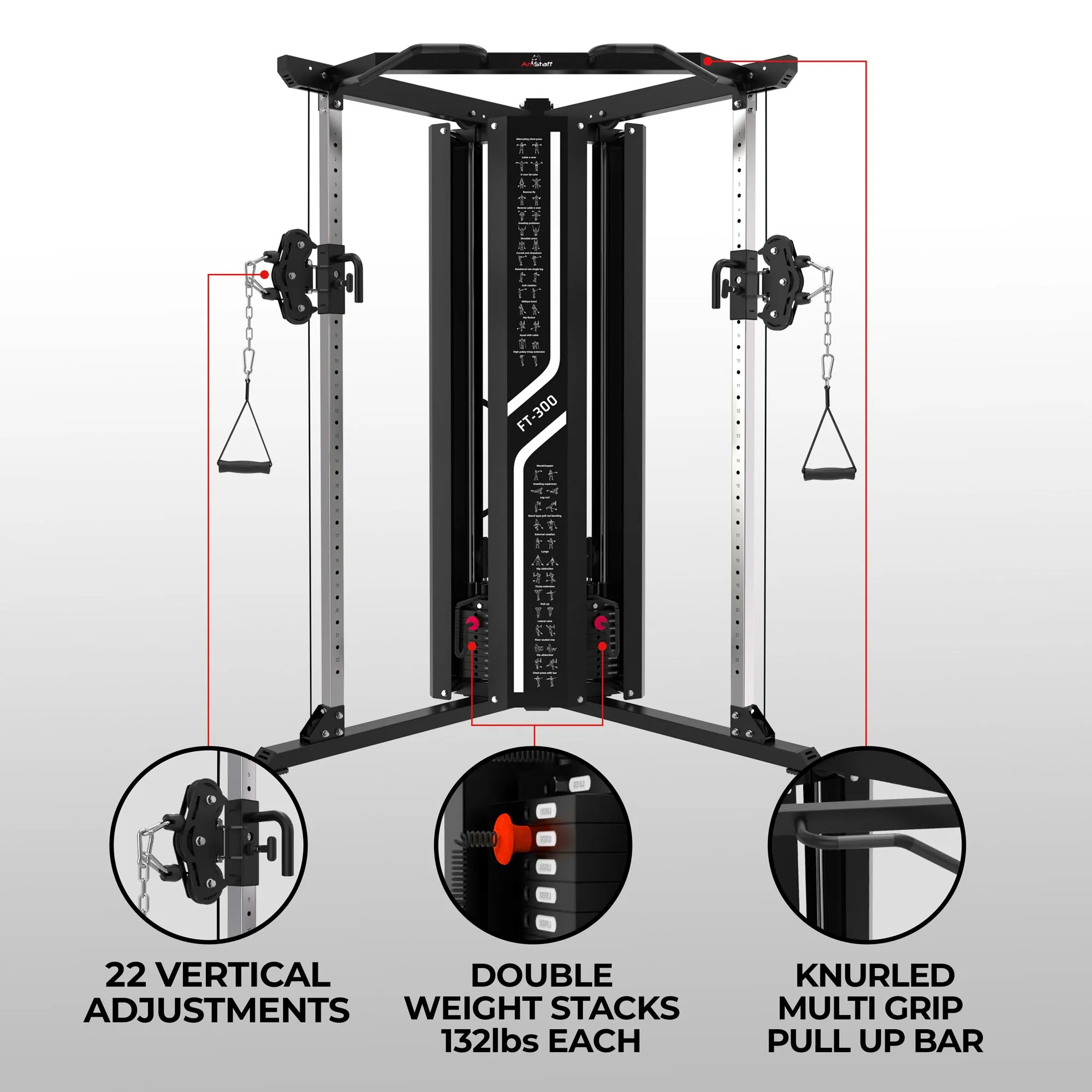 Amstaff Fitness FT-300 Functional Trainer