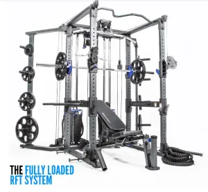 BodyCraft RFT Pro Power Rack Functional Trainer FULLY LOADED