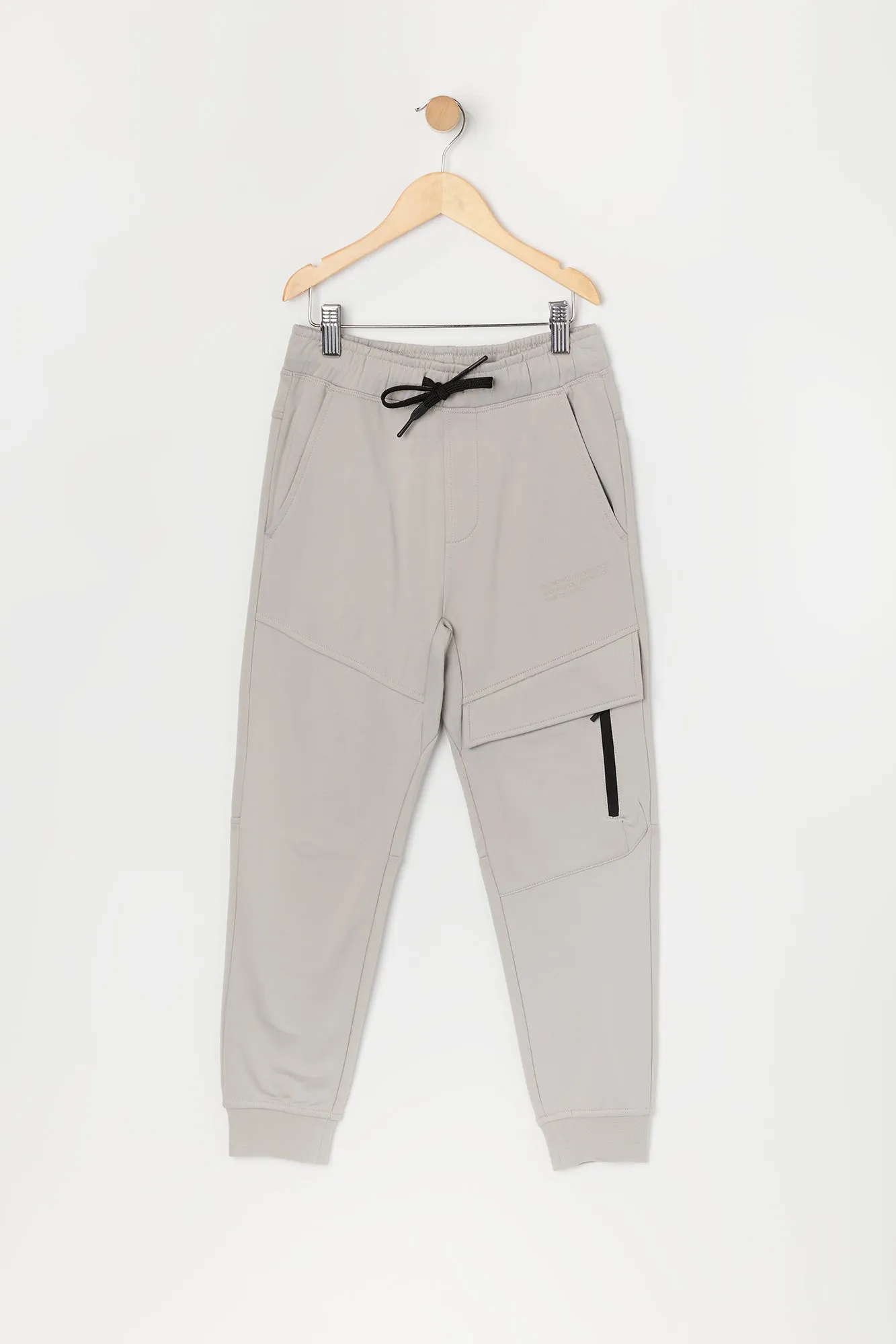 Boys Active Fleece Cargo Jogger