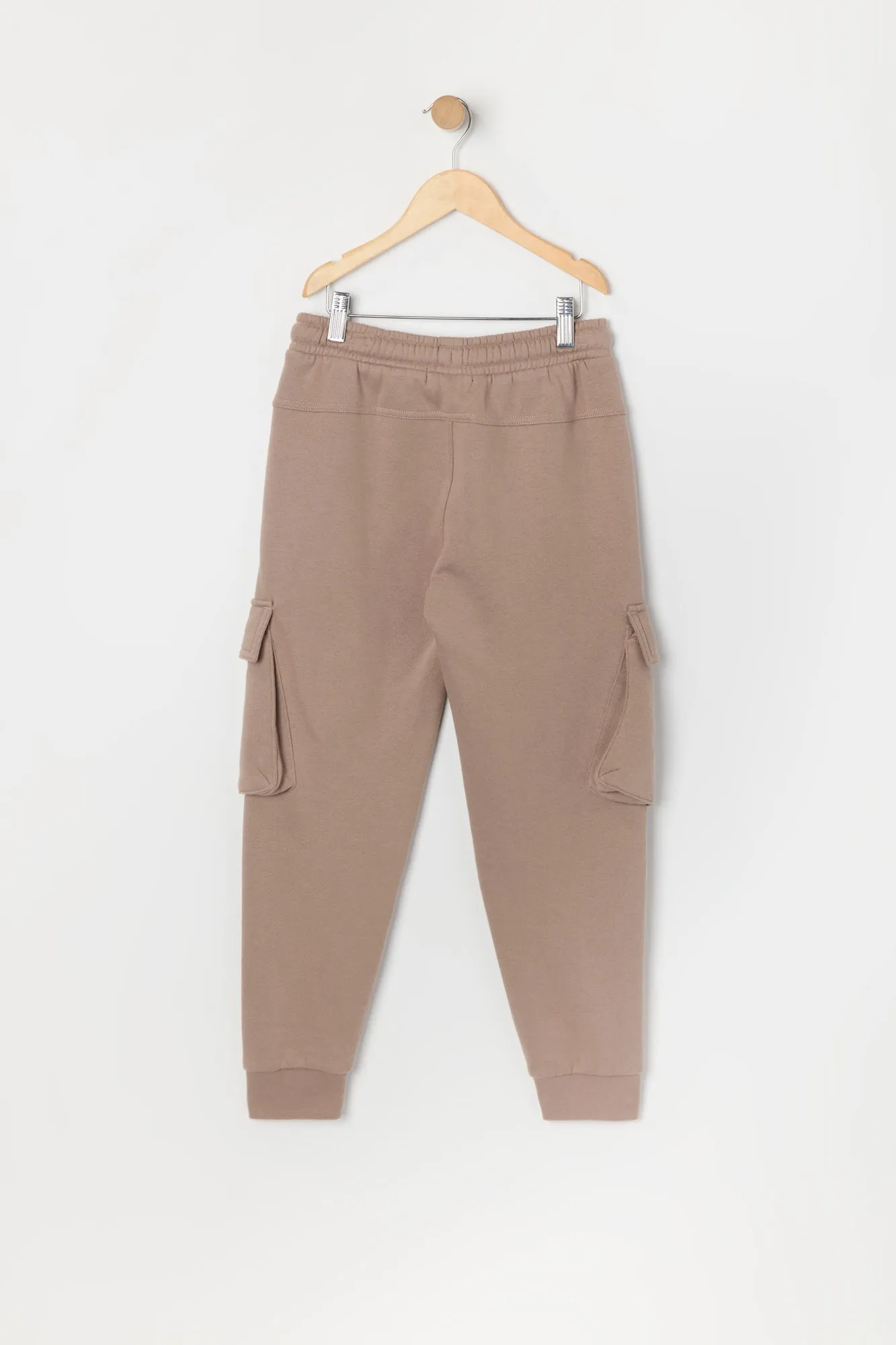 Boys Fleece Drawstring Cargo Jogger