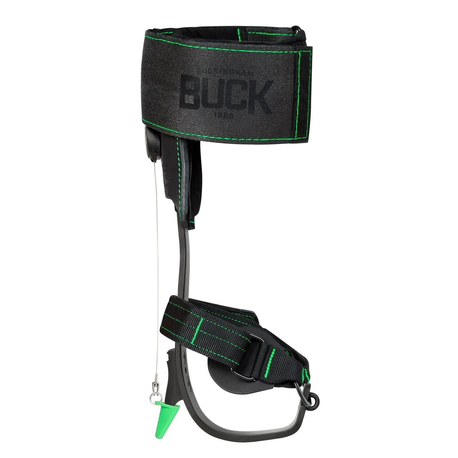 BuckLite™ Titanium Pole Climber Kit with GRiP™ and Hook and Loop Foot Straps™ - TBG94K1GV-BL