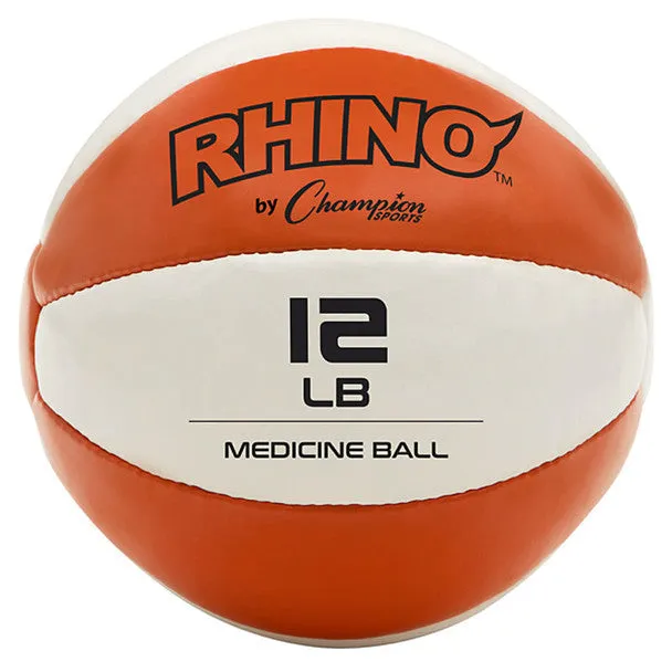 Champion Sports Rhino Leather Medicine Ball