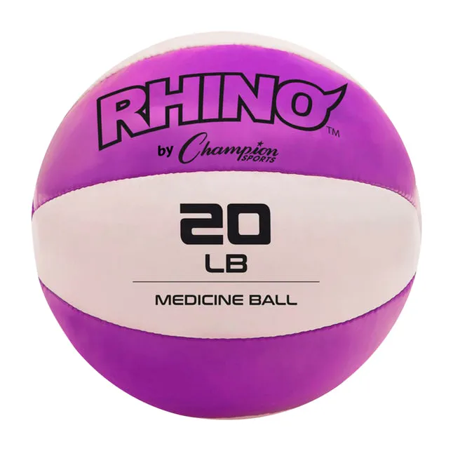 Champion Sports Rhino Leather Medicine Ball