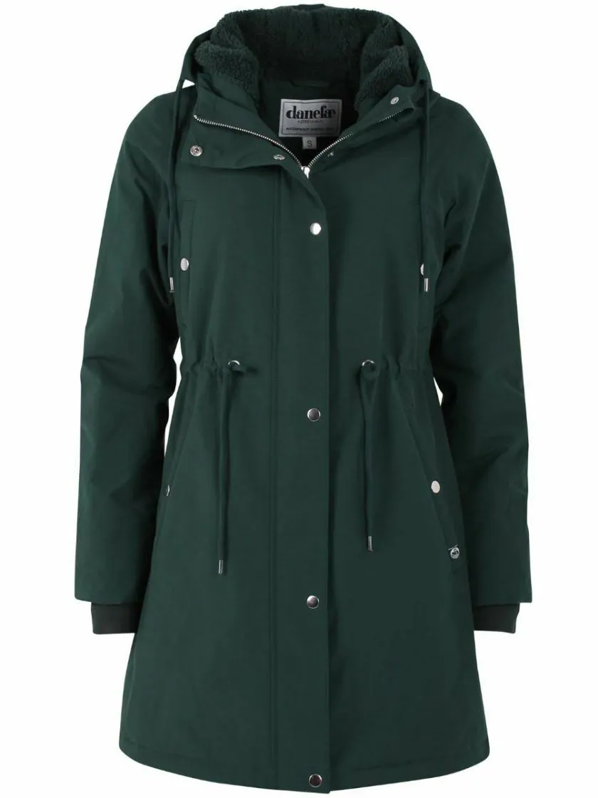 Danefae Nora winter parka deep forest