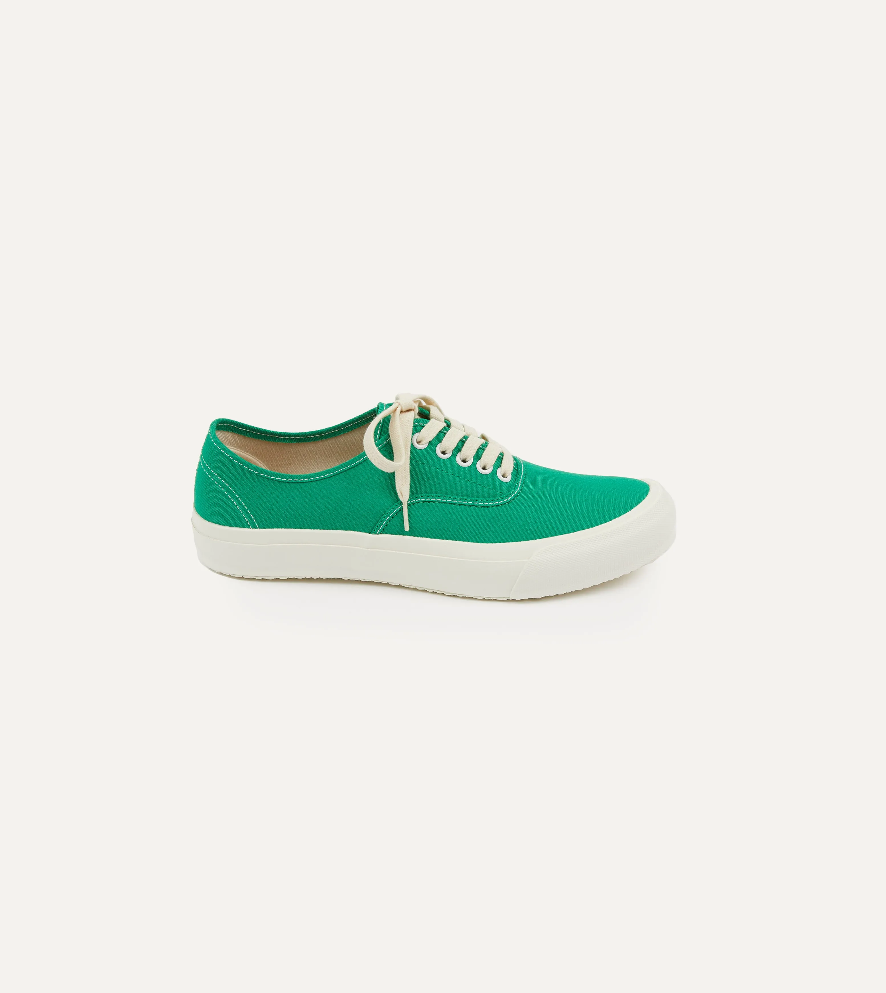 Doek Green Canvas Oxford Trainers