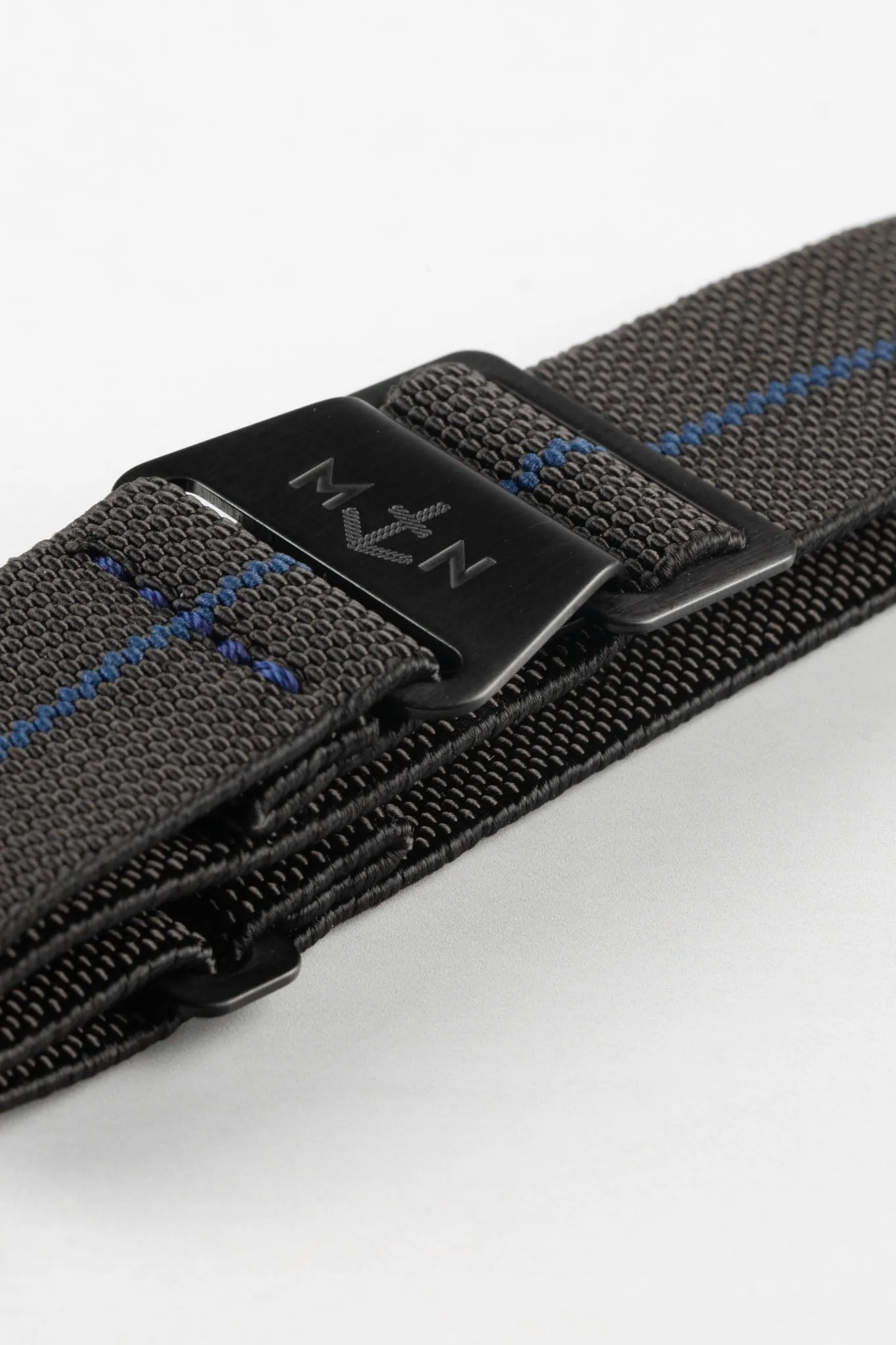 Erika's Originals BLACK OPS MN™ Strap with NAVY Centerline - BLACK Hardware