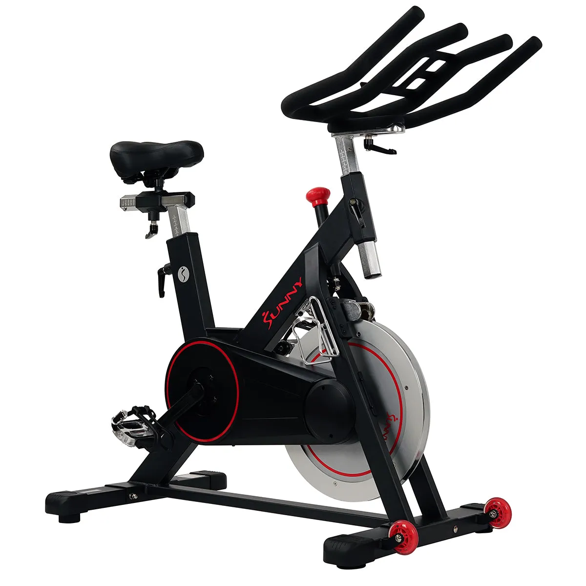 Indoor Cycling Bike Magnetic Belt Drive  w/ High Weight Capacity and Device Holder