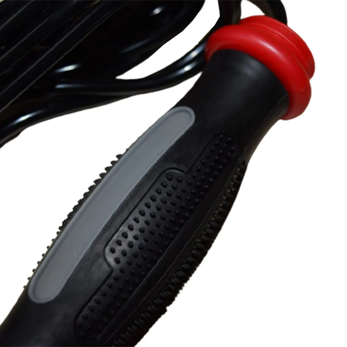 Iron Body Speed Jump Rope - Black/Grey/ Red Handles