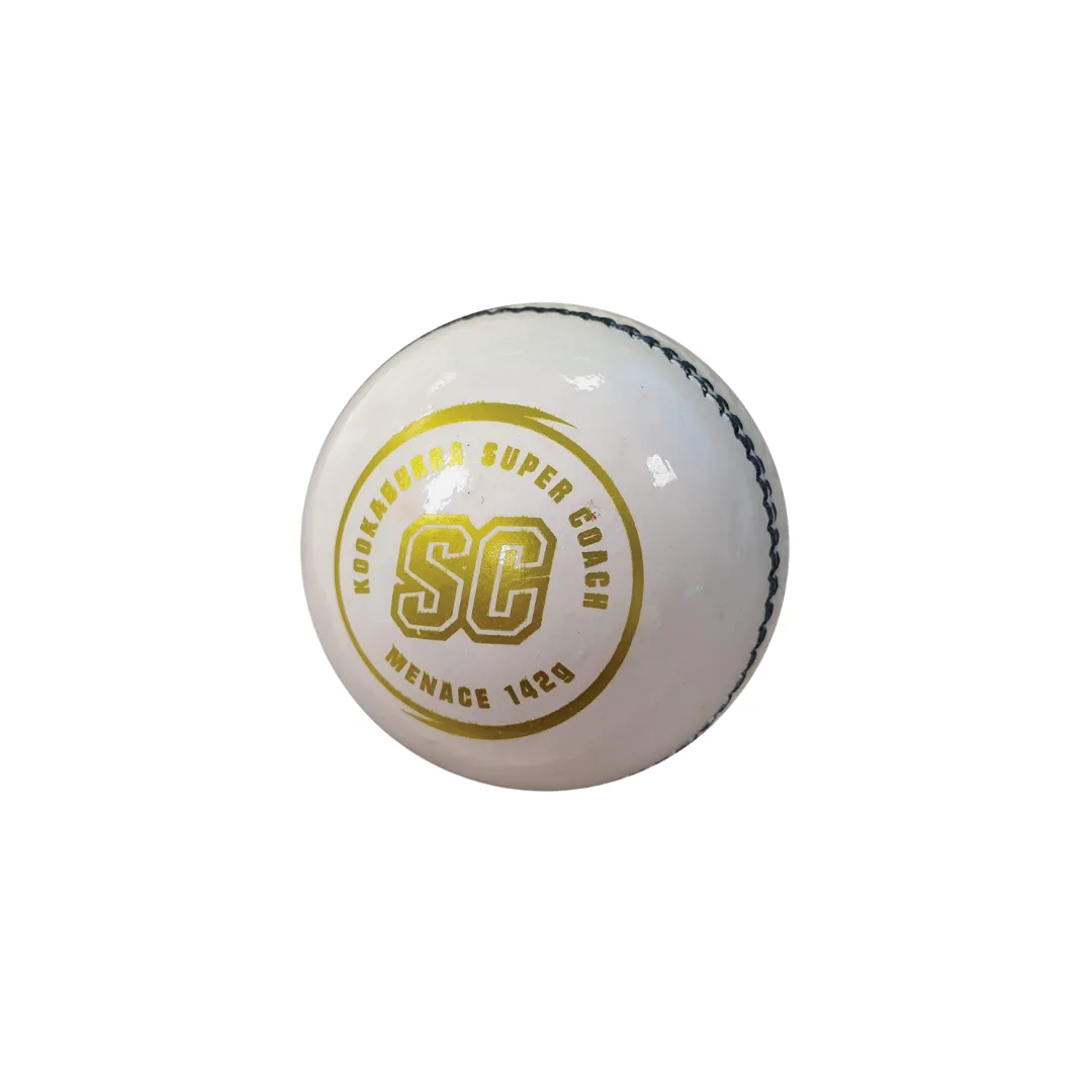 Kookaburra Menace Leather Ball 142gm White