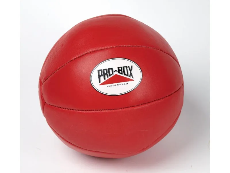 LEATHER PRO BOX MEDICINE BALLS - 3, 4, 5, 6 or 7kg