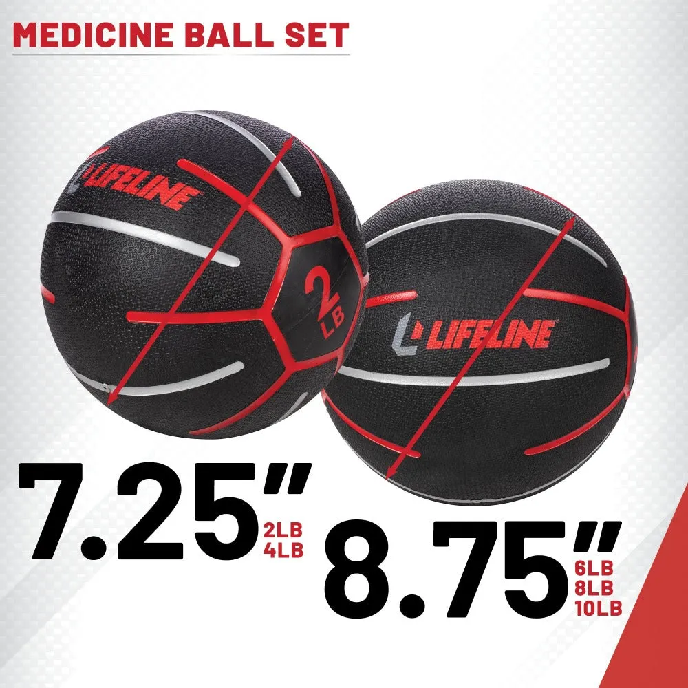 Lifeline Fitness Medicine Ball Set