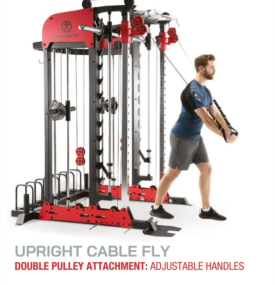 Marcy Pro Deluxe Smith Cage Home Gym System – SM-7553