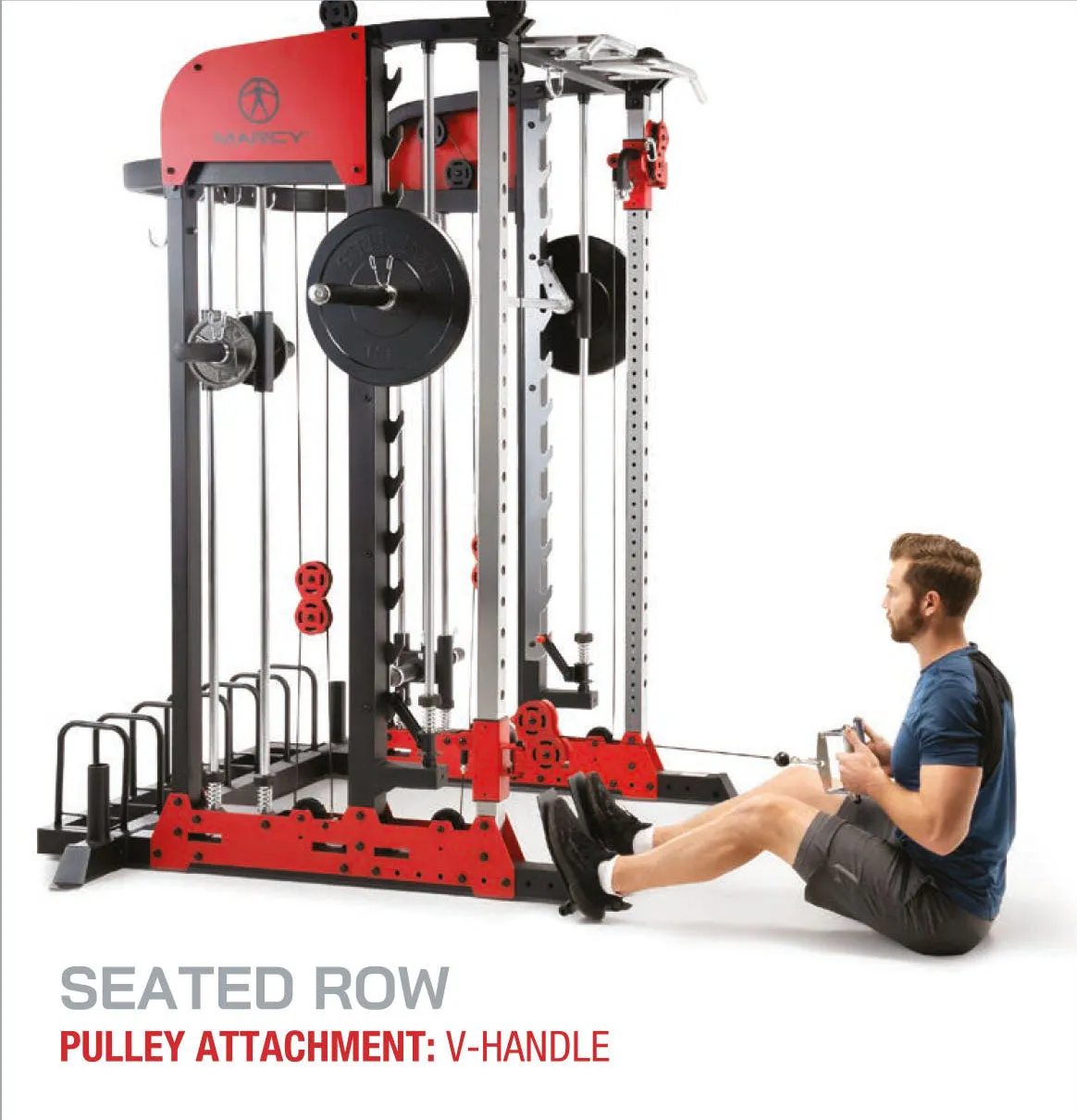 Marcy Pro Deluxe Smith Cage Home Gym System – SM-7553