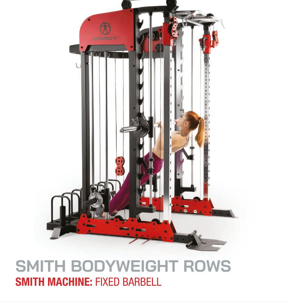 Marcy Pro Deluxe Smith Cage Home Gym System – SM-7553