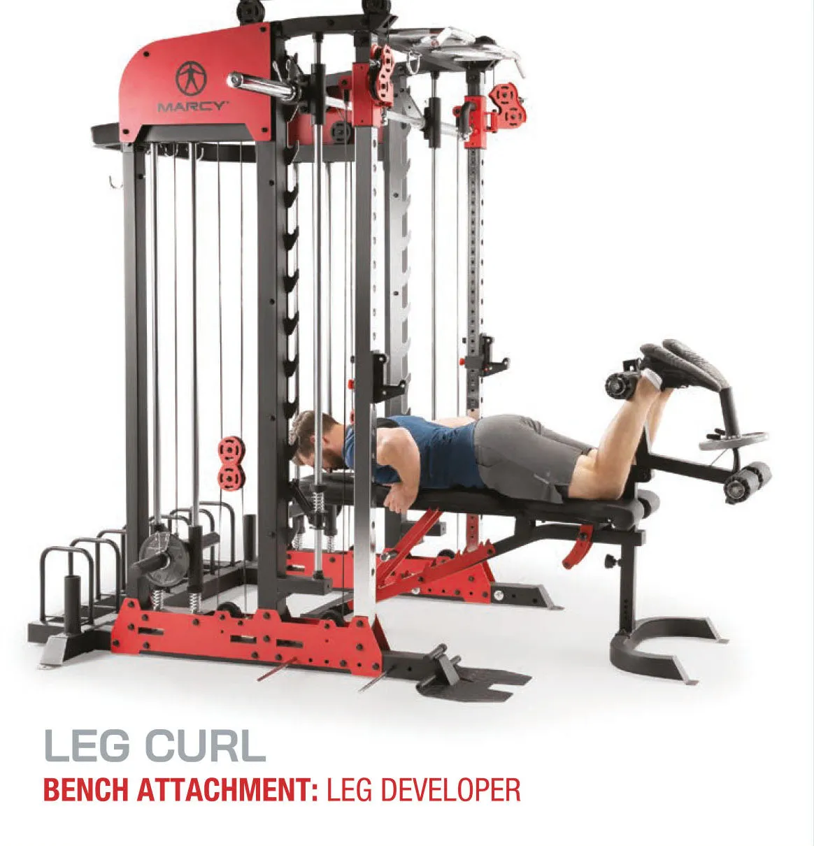 Marcy Pro Deluxe Smith Cage Home Gym System – SM-7553