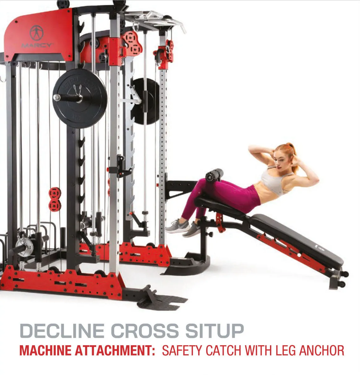 Marcy Pro Deluxe Smith Cage Home Gym System – SM-7553