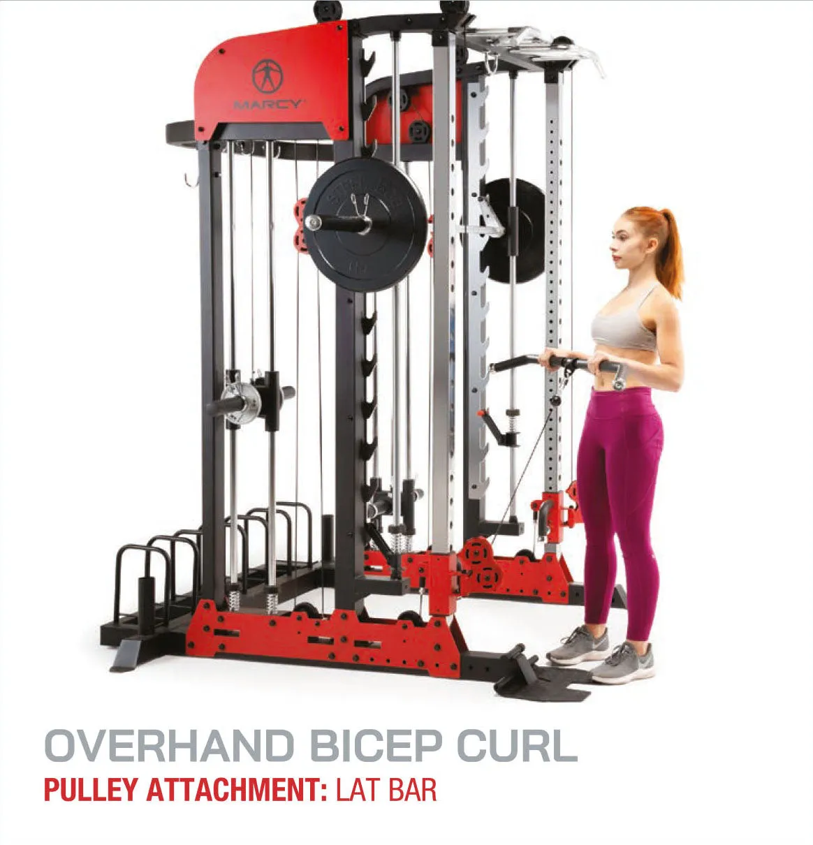 Marcy Pro Deluxe Smith Cage Home Gym System – SM-7553