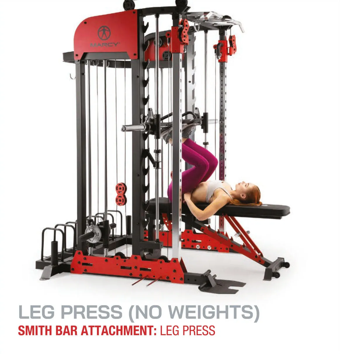 Marcy Pro Deluxe Smith Cage Home Gym System – SM-7553