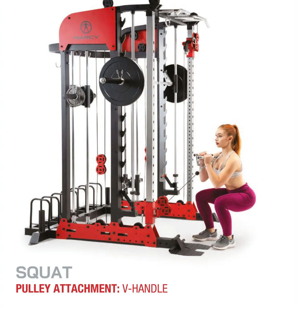 Marcy Pro Deluxe Smith Cage Home Gym System – SM-7553