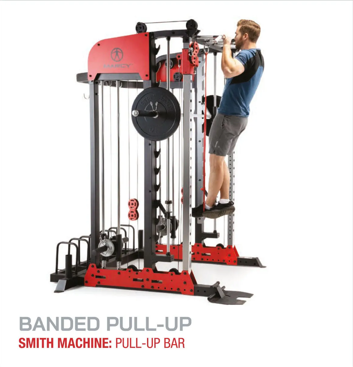 Marcy Pro Deluxe Smith Cage Home Gym System – SM-7553