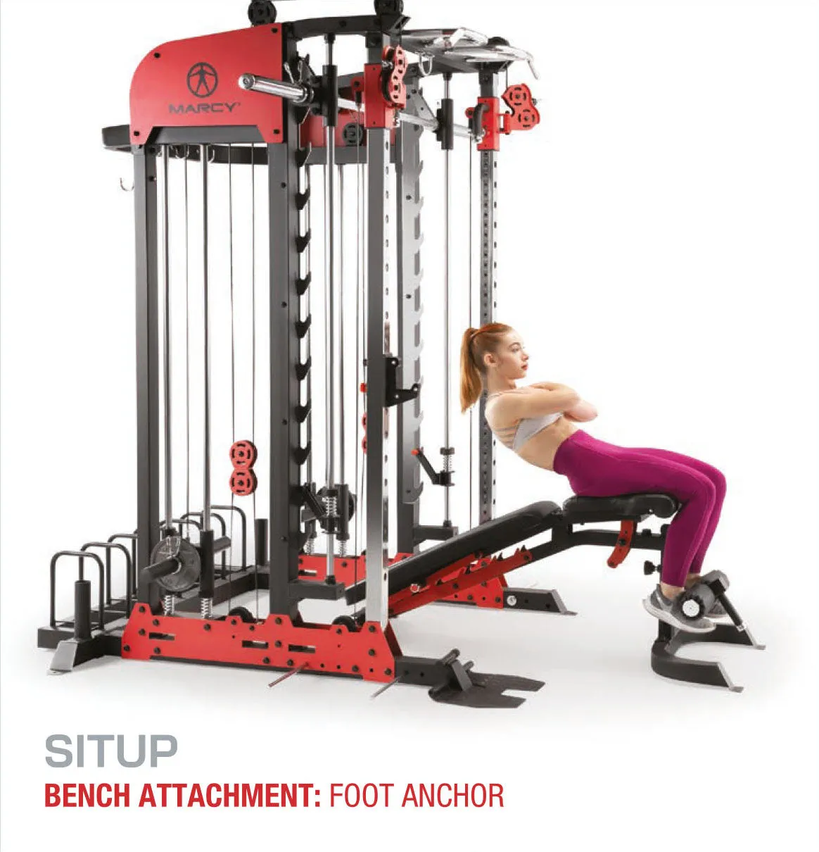 Marcy Pro Deluxe Smith Cage Home Gym System – SM-7553