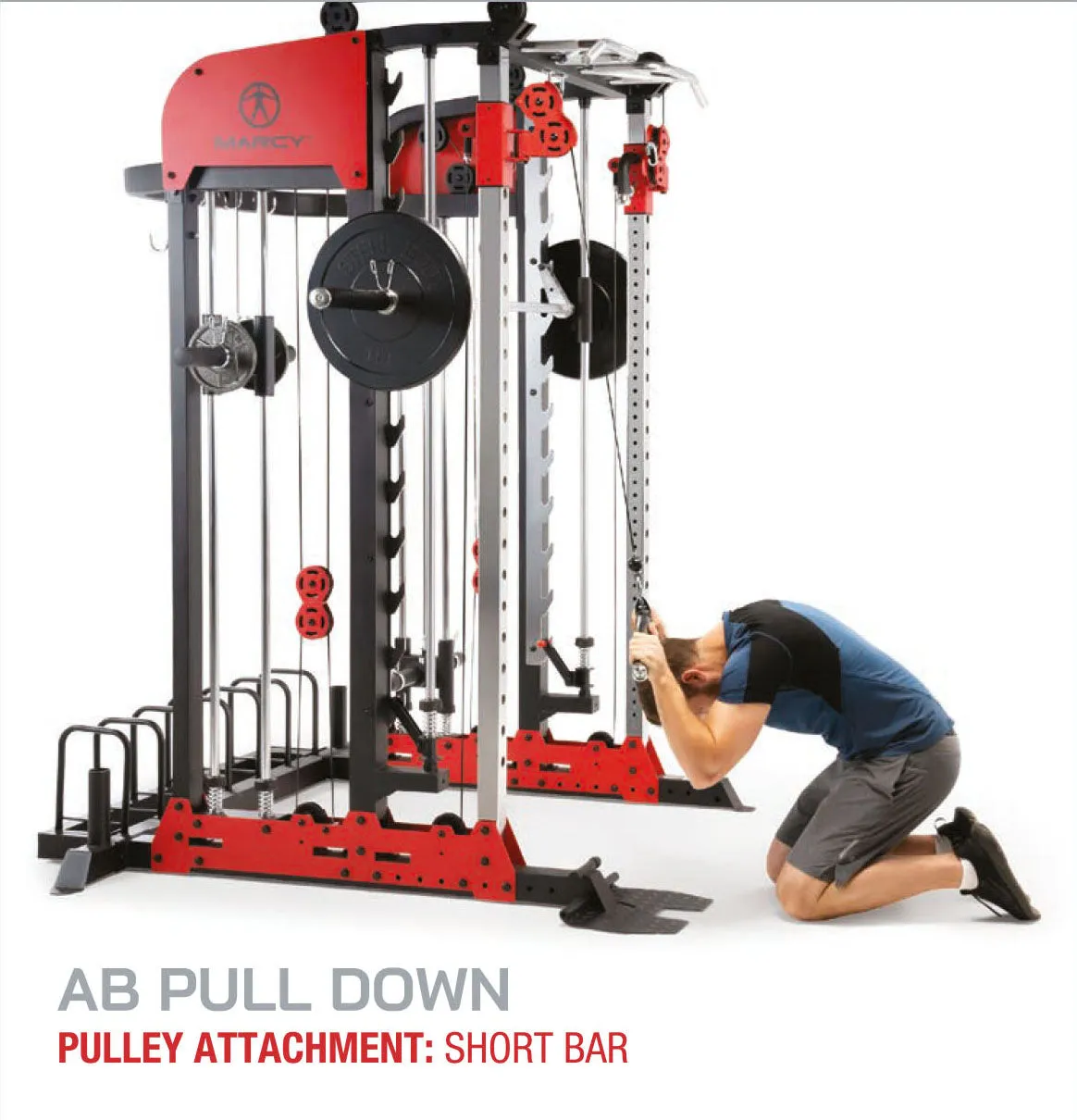 Marcy Pro Deluxe Smith Cage Home Gym System – SM-7553