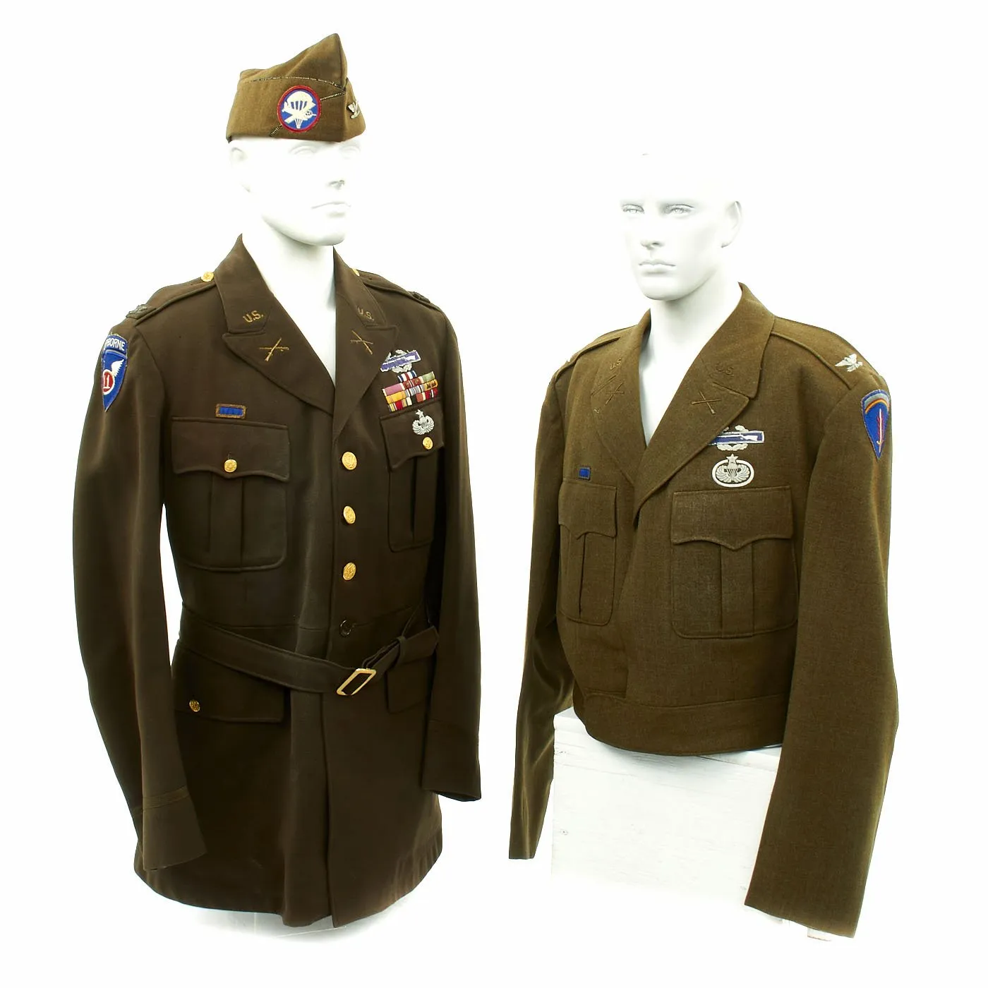 Original U.S. WWII 11th Airborne Major General George O. Pearson Uniform Set