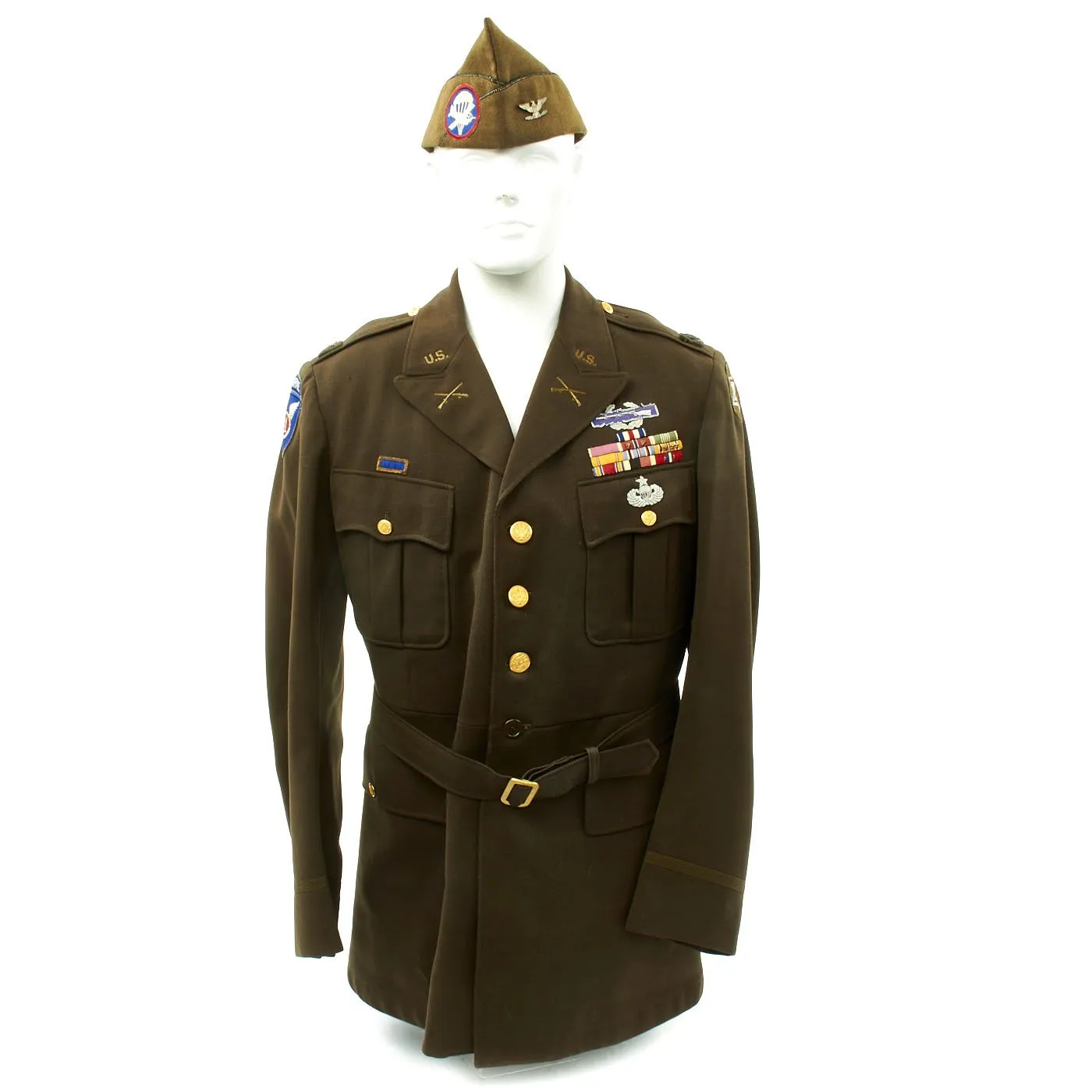 Original U.S. WWII 11th Airborne Major General George O. Pearson Uniform Set