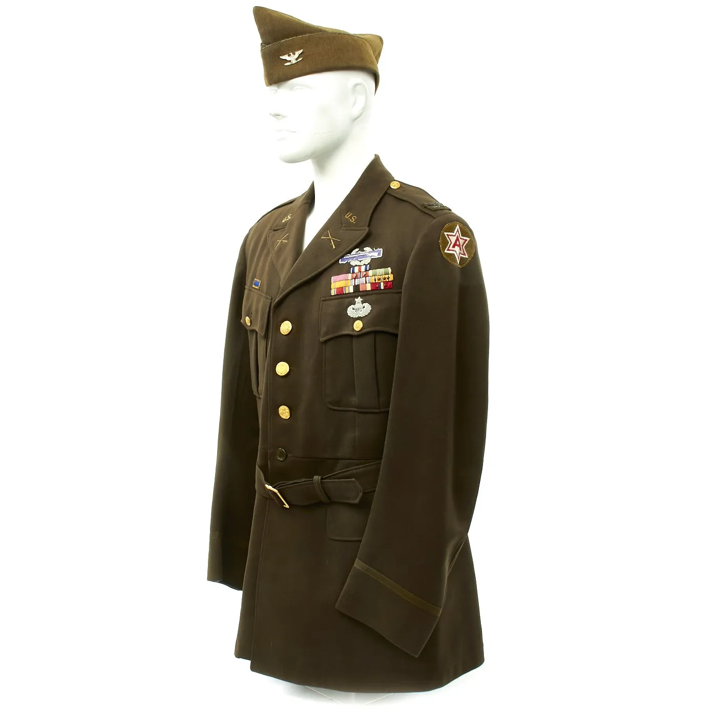 Original U.S. WWII 11th Airborne Major General George O. Pearson Uniform Set