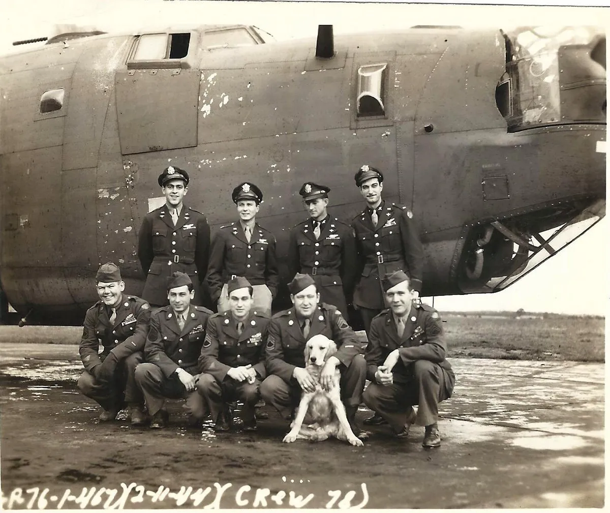 Original U.S. WWII B-24 Liberator Lil Peach 791st Bomb Squadron KIA Pilot Trunk Grouping