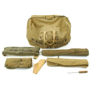 Original U.S. WWII Parachute Rigger Kit with Acessories and Tools