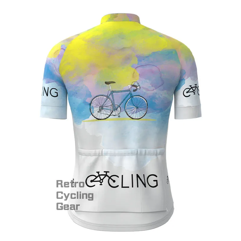 Painted Road Bikes Short Sleeves Cycling Jersey