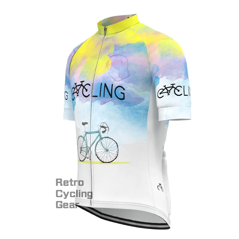 Painted Road Bikes Short Sleeves Cycling Jersey