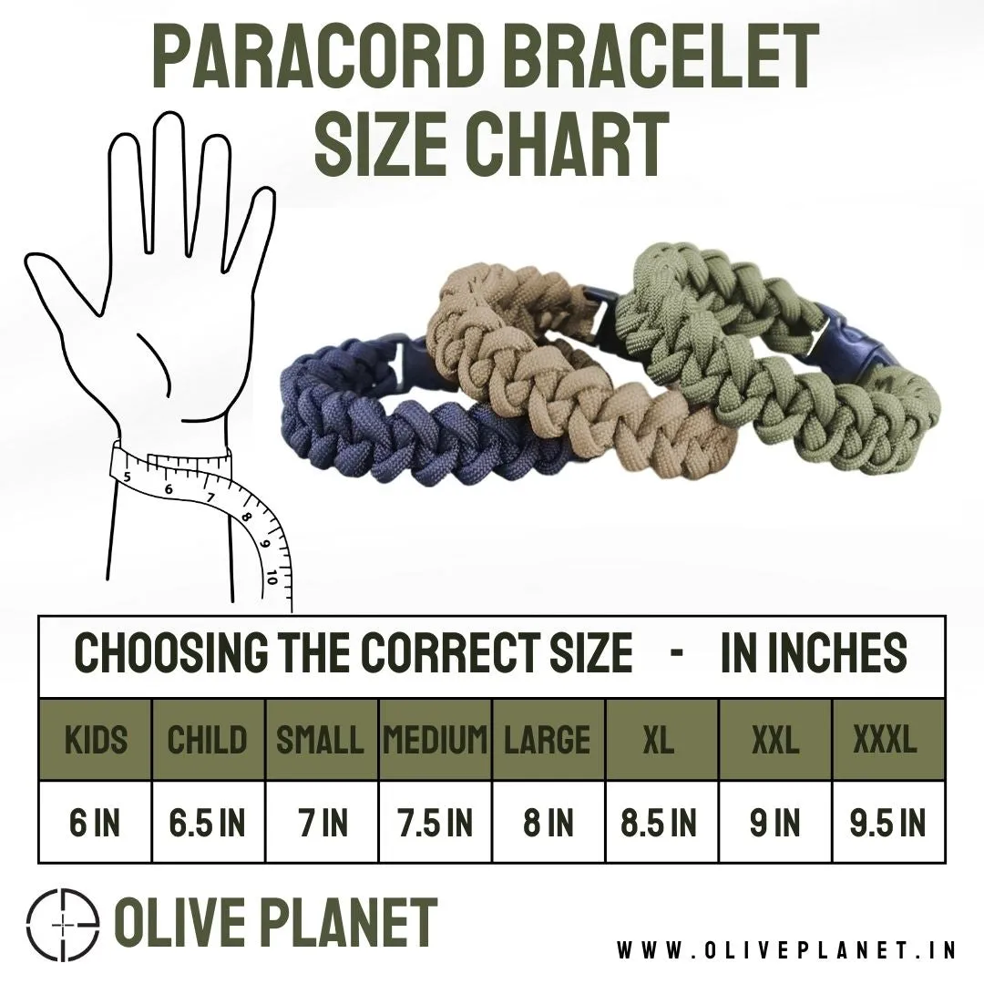 Paracord Bracelet - Shark Jawbone