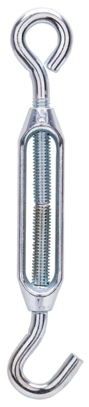 ProSource LR337 Turnbuckle, 5/16 in Thread, Hook, Eye, 9 in L Take-Up, Aluminum :EA: QUANTITY: 10