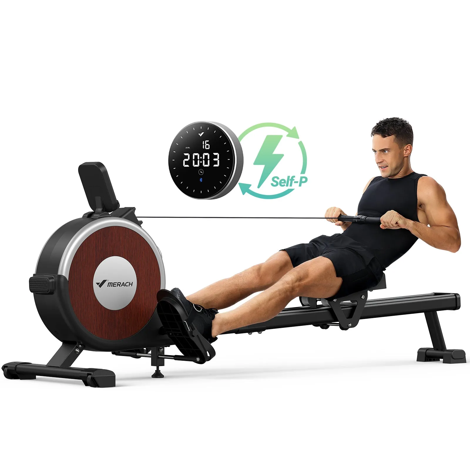 Q1S Self-Powered Auto Magnetic Rower