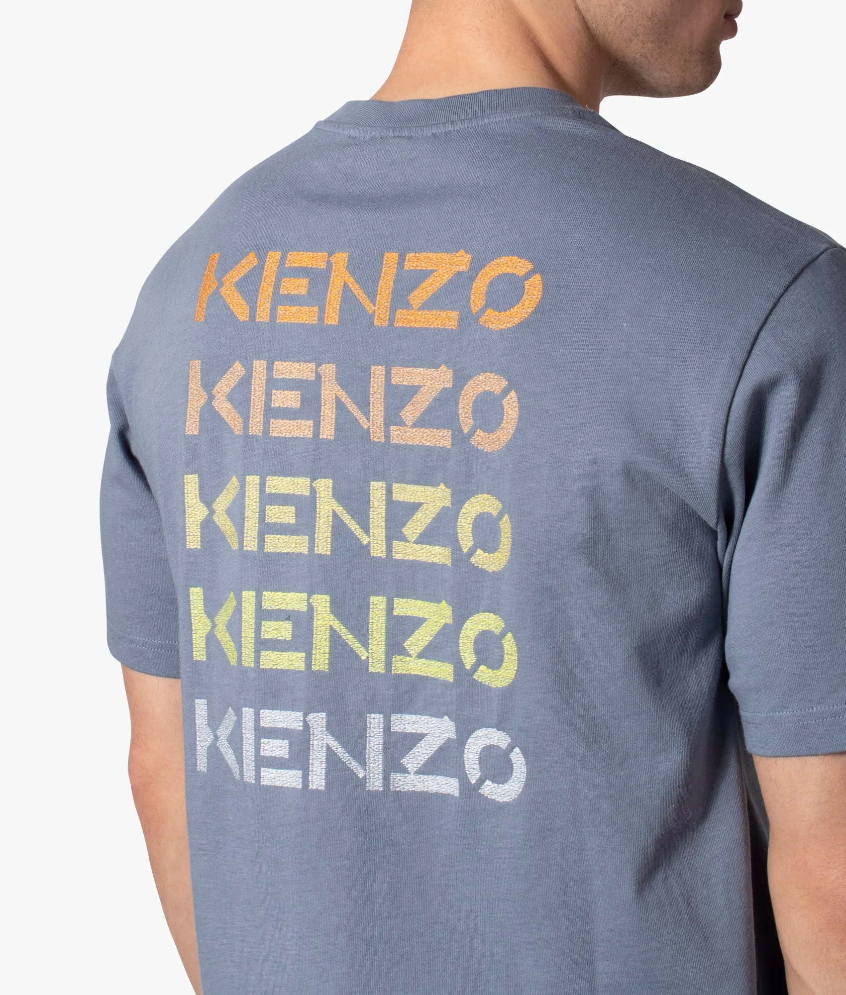 Relaxed Fit Multi Kenzo Logo T-Shirt