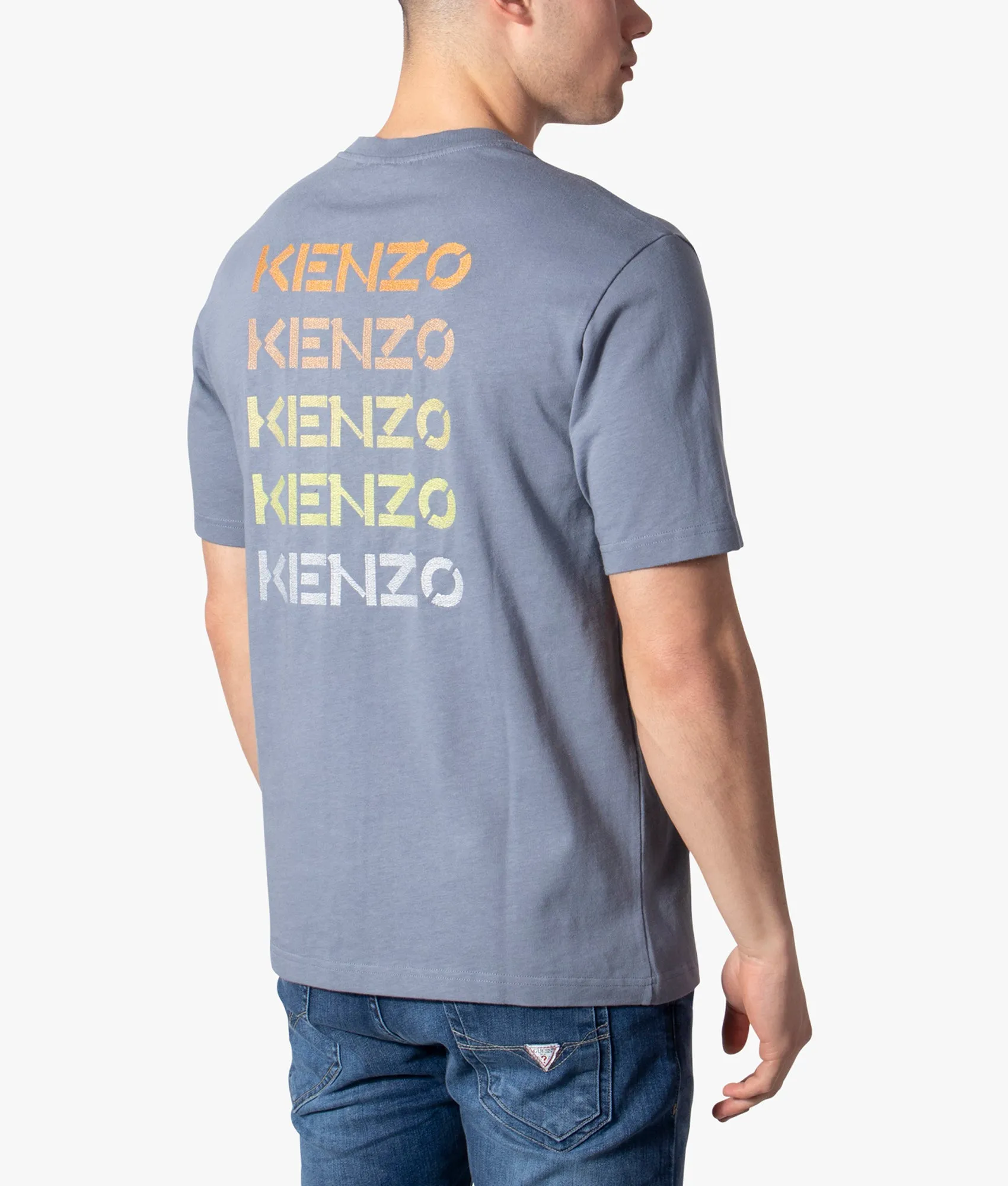 Relaxed Fit Multi Kenzo Logo T-Shirt