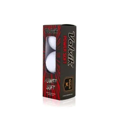 Volvik Power Soft White Golf Balls