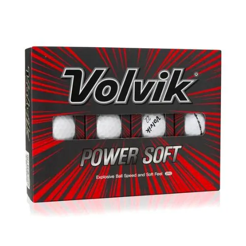 Volvik Power Soft White Golf Balls